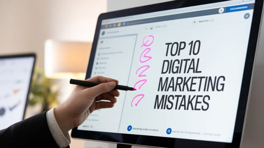 Top 10 Digital Marketing Mistakes